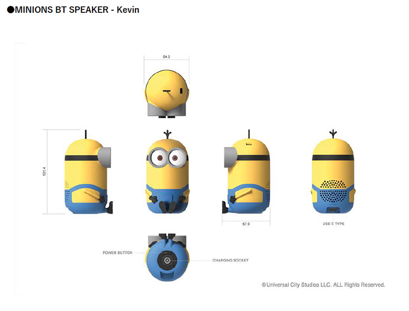 MINIONS BT SPEAKER - Kevin