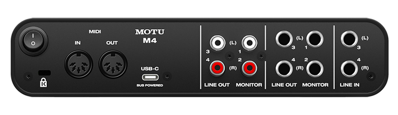 ハイ・リゾリューション、MOTU「M2」と「M4」をリリース！（USB Type-C バスパワー駆動のオーディオインターフェイス ）