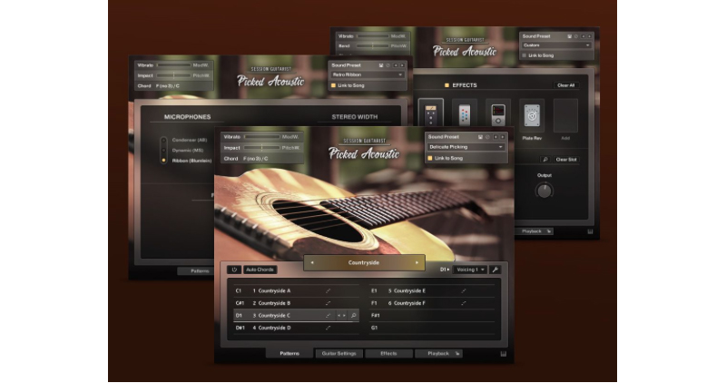 Native Instruments、「SESSION GUITARIST PICKED ACOUSTIC」をリリース！
