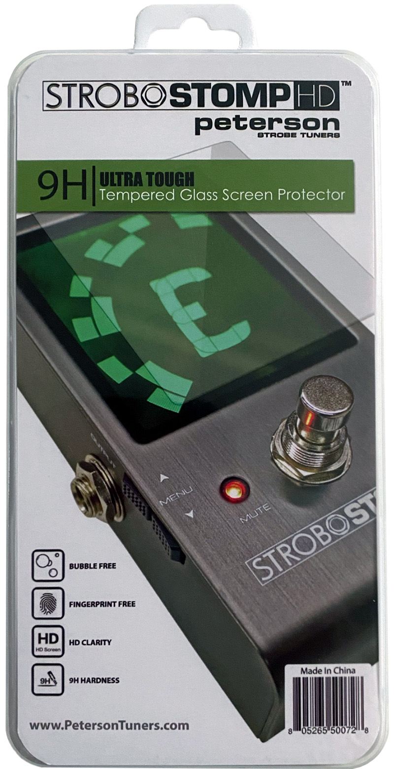 日本エレクトロ・ハーモニックス、peterson「Strobo Stomp HD/LE Tempered Glass Screen Protector」をリリース！（StroboStomp HD/LE 用ディスプレイ保護用強化ガラス・フィルム）