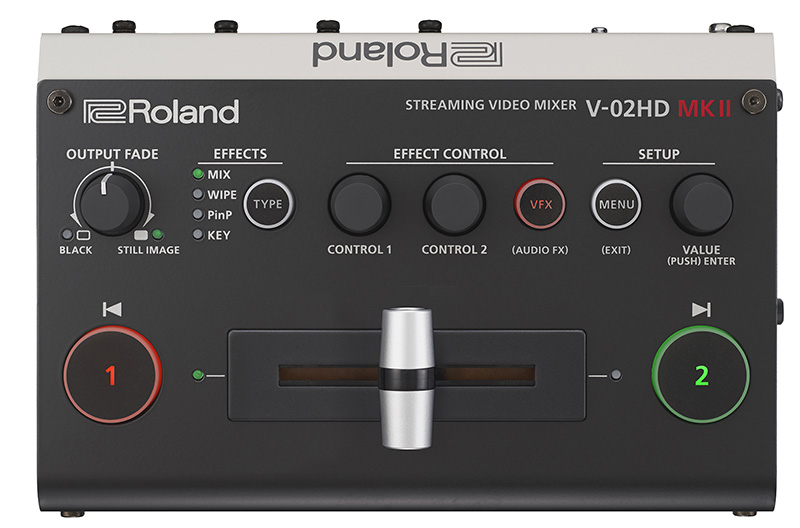 ローランド、高品質なライブ配信を簡単に行えるコンパクト・サイズのビデオ・ミキサー「V-02HD MK II」をリリース！