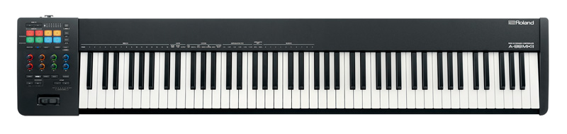 ローランド、88鍵MIDIキーボード・コントローラーの新モデル「A-88MKII」をリリース！