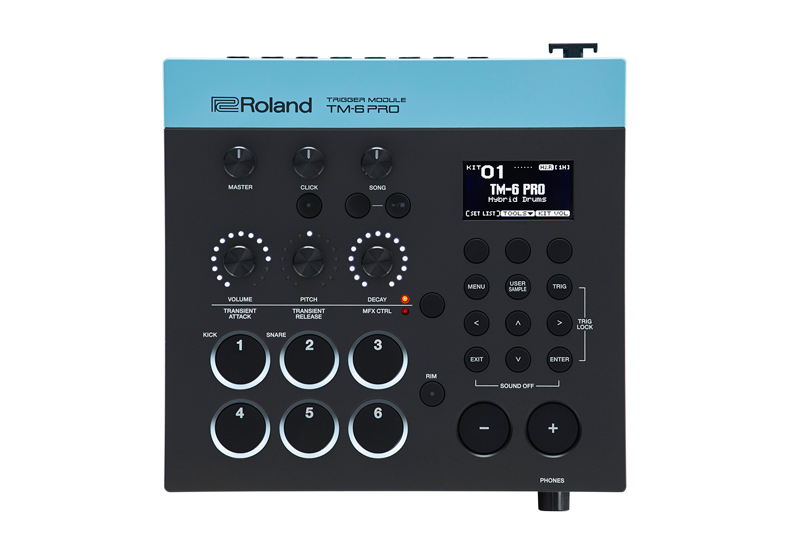 ローランド、アコースティック・ドラム用音源モジュール「TM-6 PRO」をリリース！