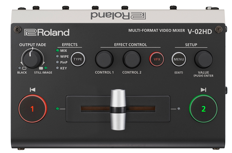 ローランド、小型モバイル・ビデオ・ミキサー「V-02HD」をリリース！