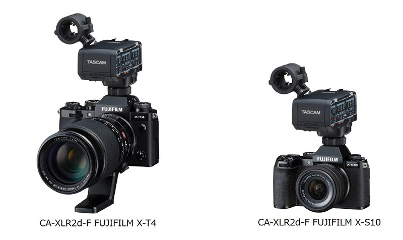 ティアック、TASCAMブランドでキヤノン、富士フイルム、ニコン、各社との協業によるミラーレスカメラ対応XLRマイクアダプター「CA-XLR2d」を開発！（2021年内にグローバル市場に向けて出荷開始を目指す）