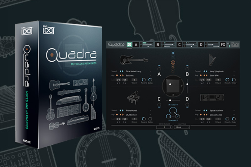 「Quadra: Muted & Harmonics」