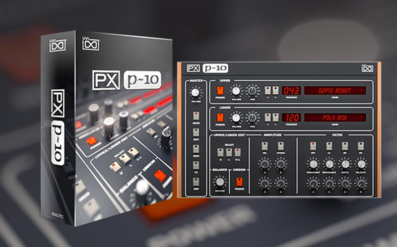 UVI、デュアルレイヤーアナログシンセサイザー「PX P10」をリリース！