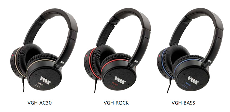 コルグ、VOXヘッドホン型アンプ VGHシリーズ 「VGH-AC30」、「VGH-ROCK」、「VGH-BASS」をリリース！