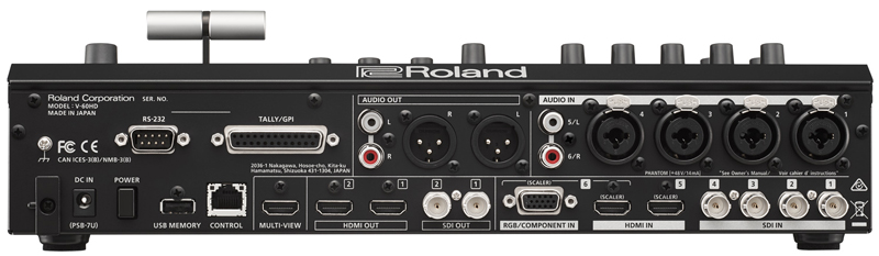 ローランド、A4サイズのビデオ・スイッチャー「V-60HD」を発売！