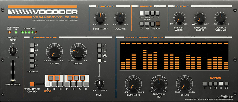 Softube Vocoder